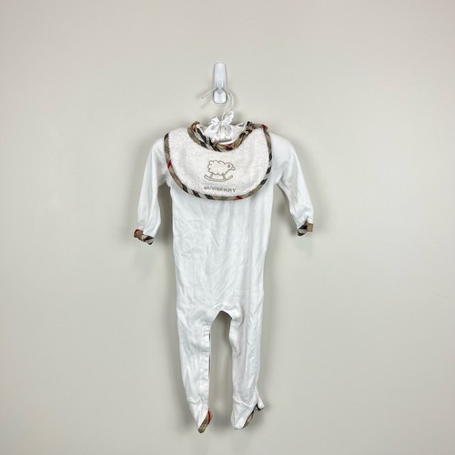 Burberry set piedi bavaglino - set,