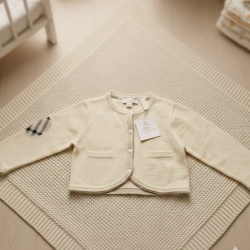 Burberry baby cream cardigan - cream,
