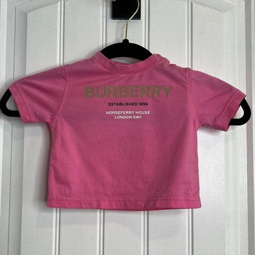 Shirt rosa burberry bambina - t-shirt,
