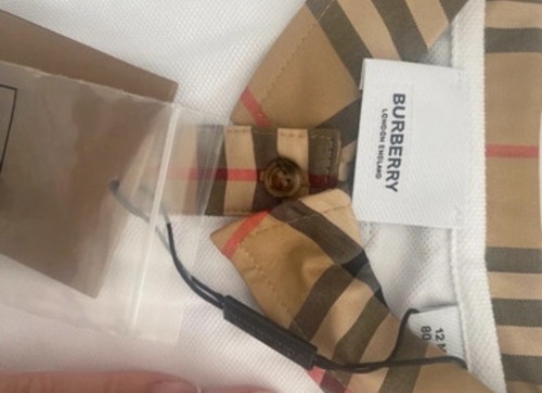 Pagliaccetto polo burberry - pagliaccetto,